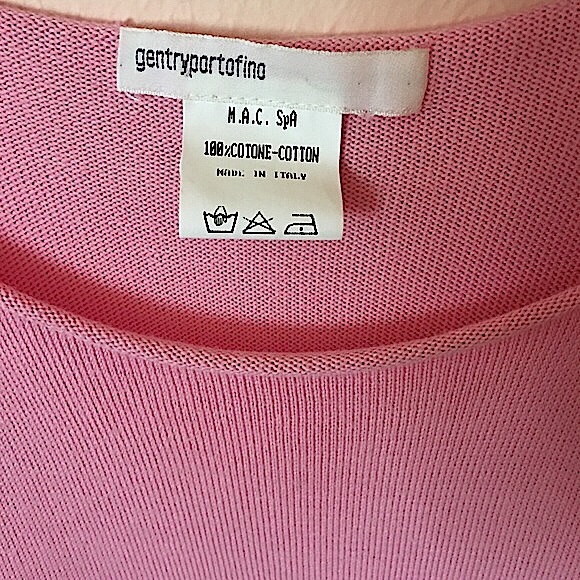 Vintage 90 Y2K gentryportofino Unique Barbiecore Retro Pink Cardigan Sweater Set - Picture 8 of 16